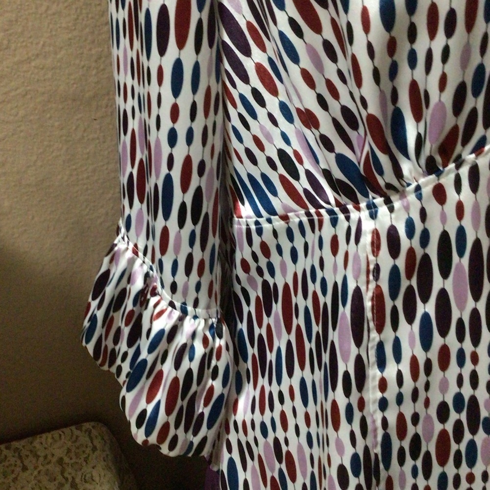 NEWT VIOLET AND CLAIR BLOUSE - Picture 7 of 15